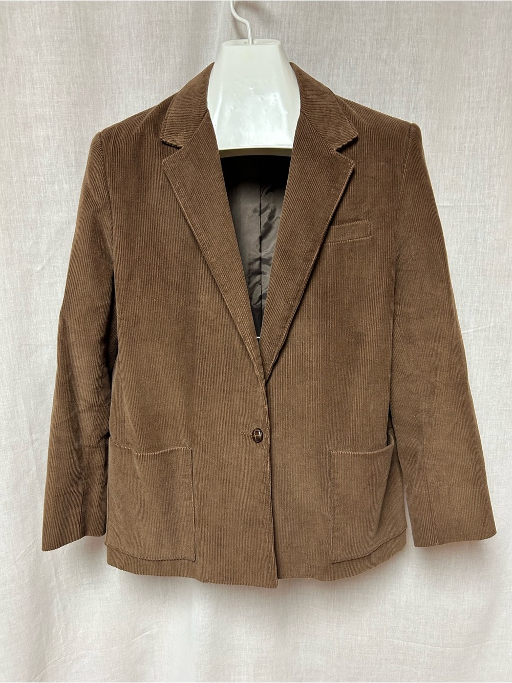 Women’s Corduroy Blazer jacket size 16 brown